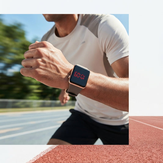 Unisex Square Digital Sports Watch